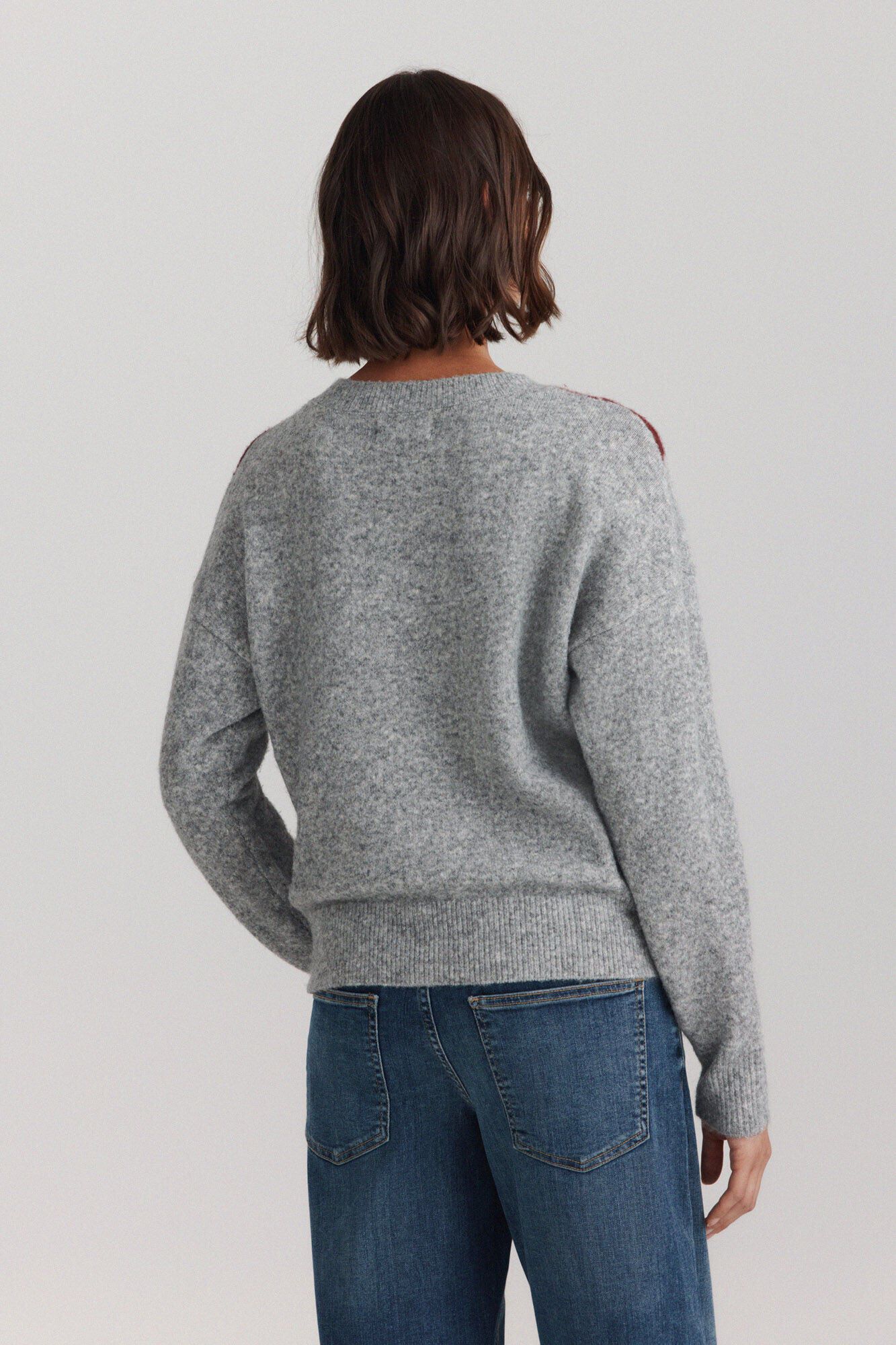 Springfield Su&eacute;ter de rombos gris