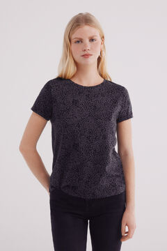 Springfield Playera estampado animal gris