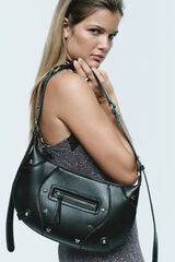 Springfield Bolsa bandolera de estrella, bolsa negro