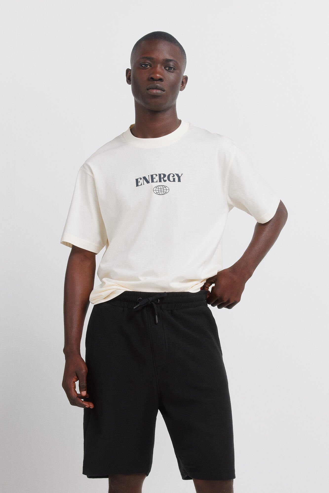 Springfield Bermudas de felpa negro