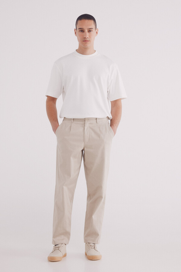 Springfield Camisa interlock marfil