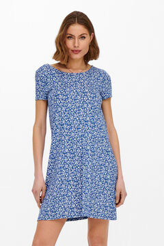 Springfield Vestido corto estampado azul tinta