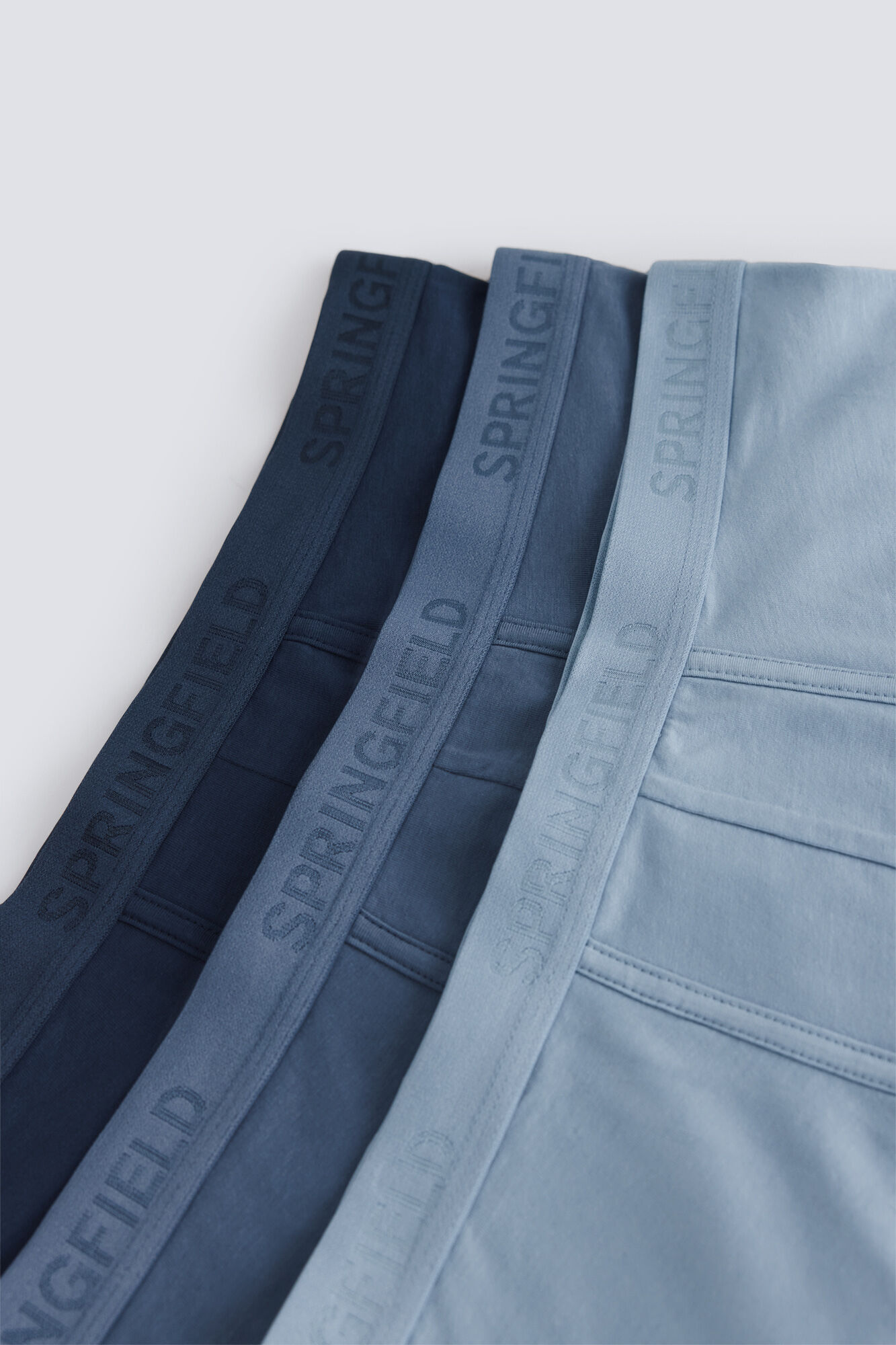 Springfield Pack de 3 b&oacute;xers azul mezcla