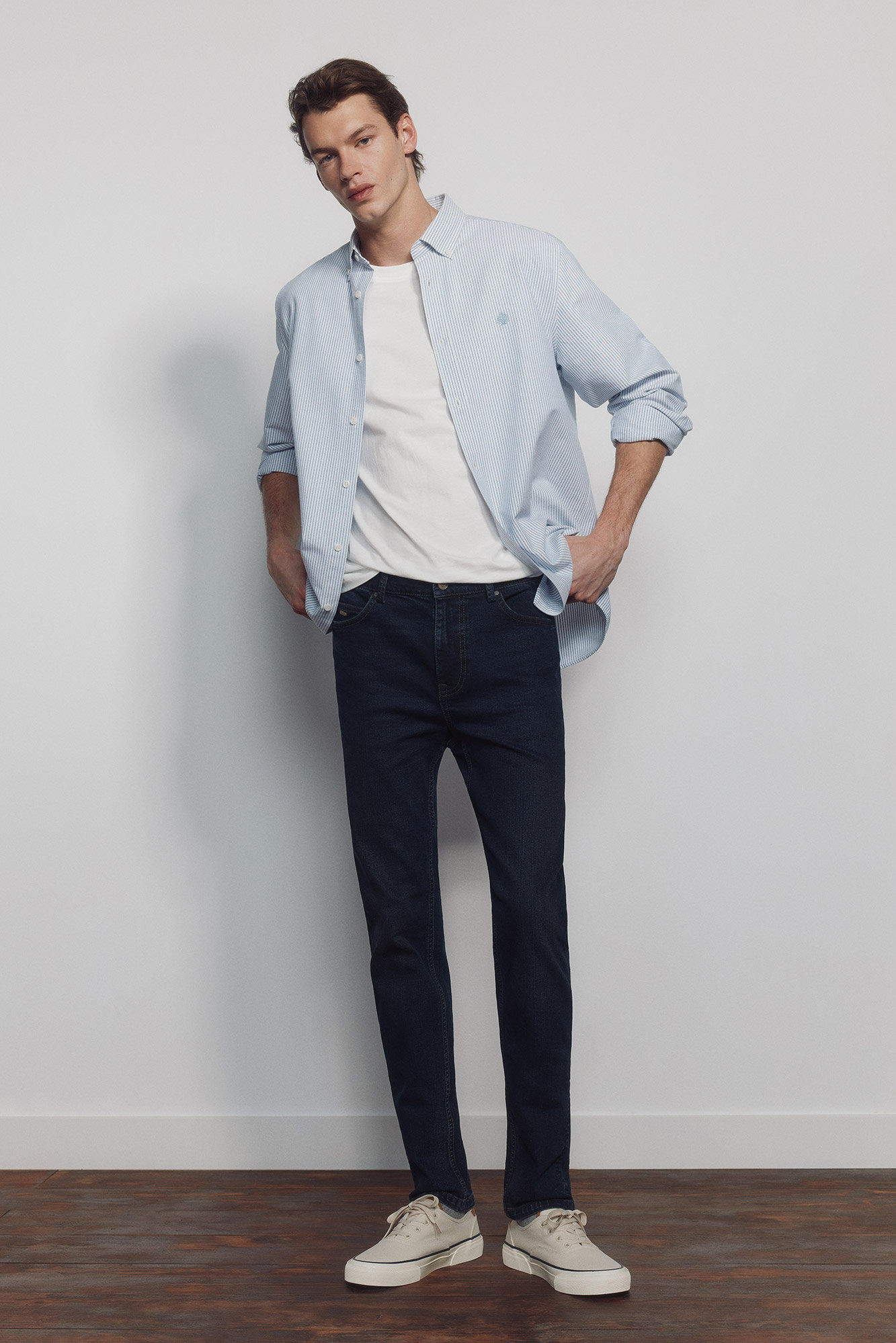 Springfield Jeans azul muy oscuro skinny fit