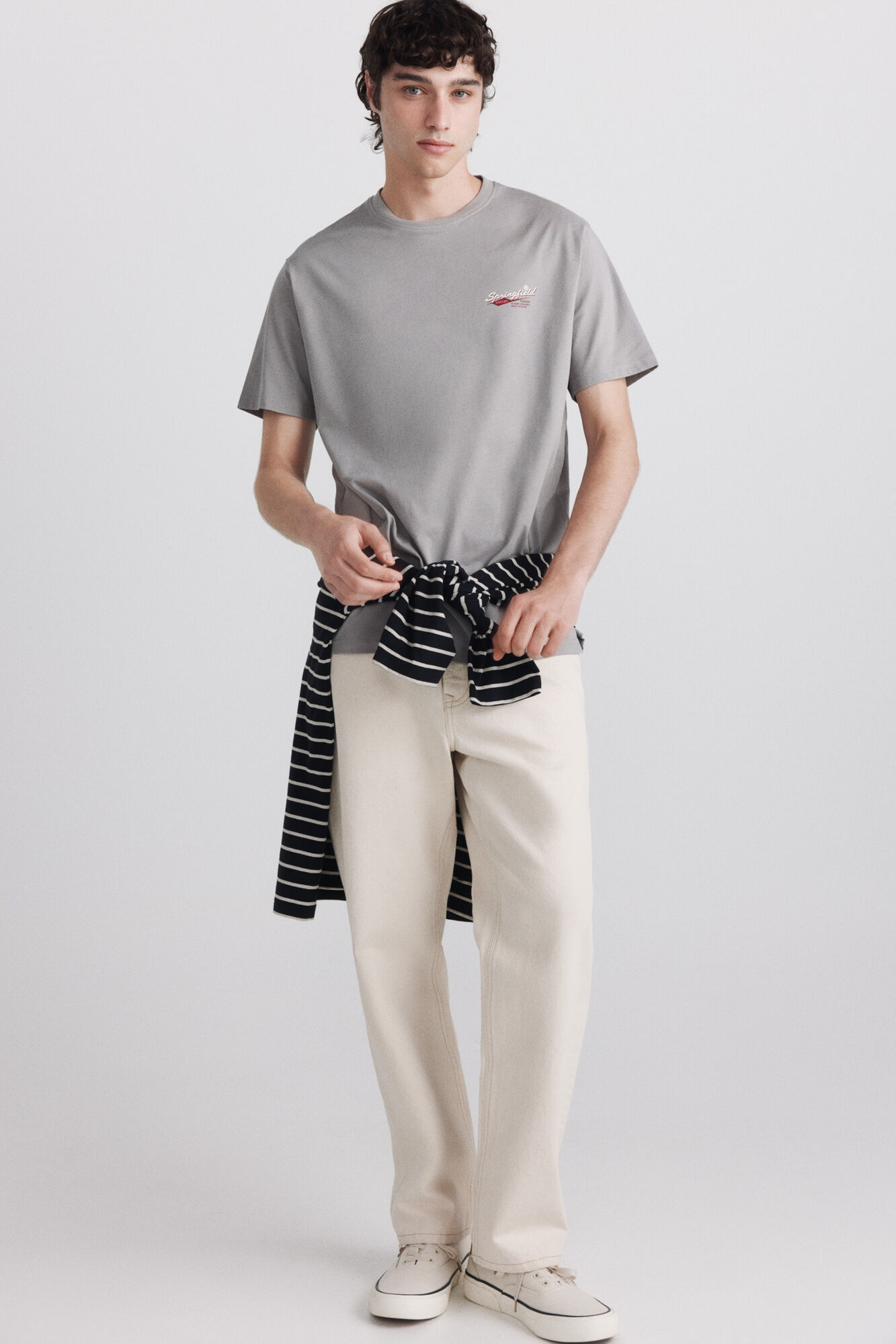Springfield Playera Springfield Service Dept gris