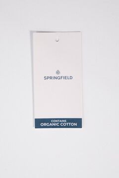Springfield Sudadera texto bordado combinada marino
