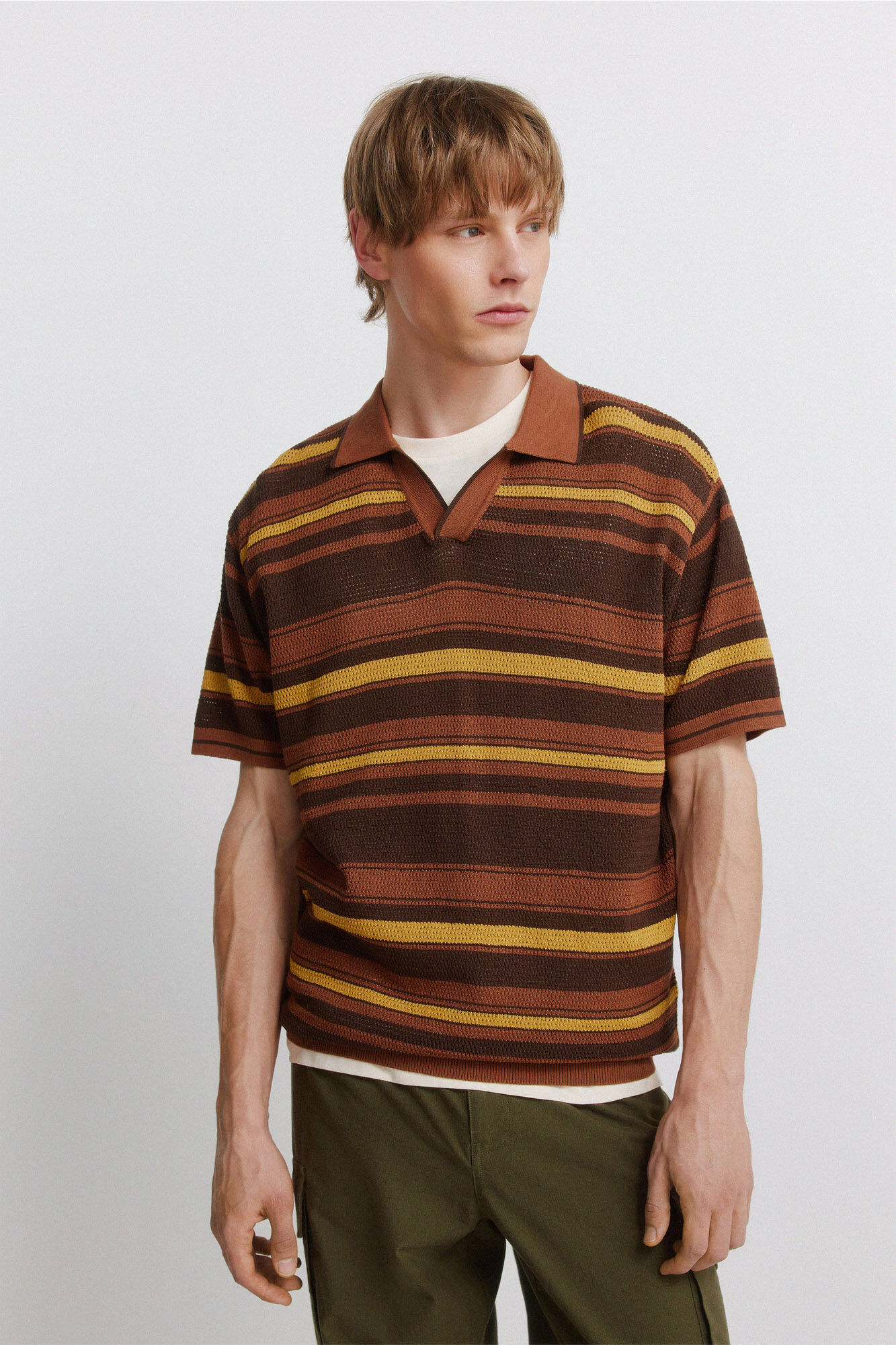 Springfield Polo con estructura de rayas