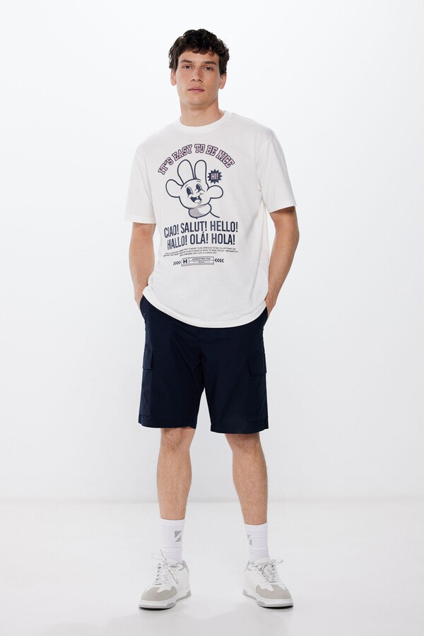 Springfield Playera hello marfil