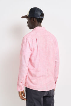 Springfield Camisa estructura bicolor rojo
