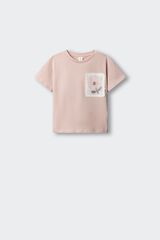 Springfield Kids Playera manga corta con perlas soul para ni&ntilde;a rosa