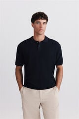 Springfield Polo b&aacute;sico de estructura marino