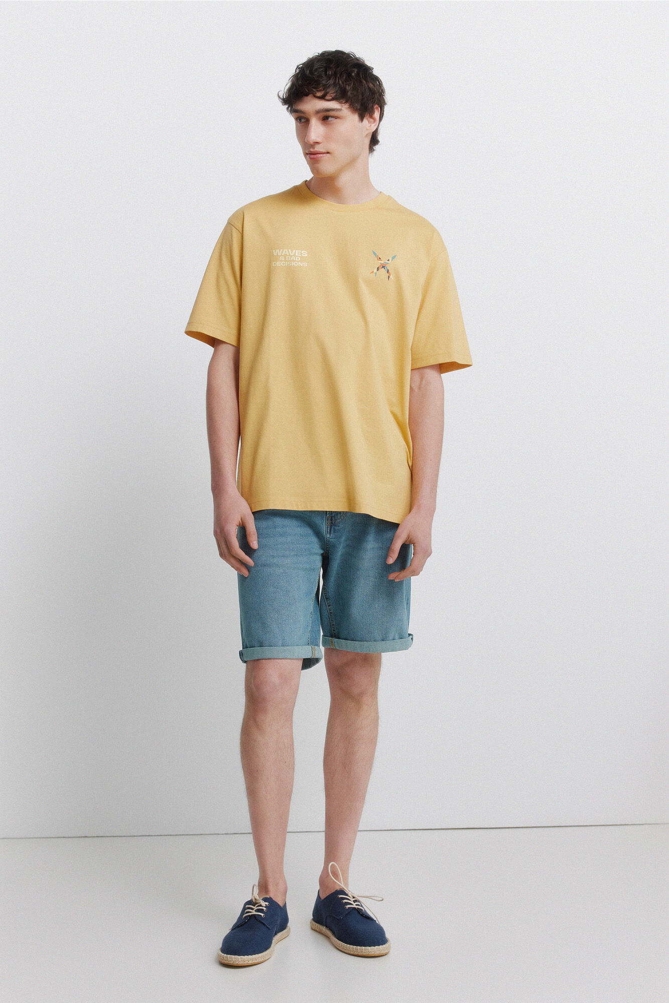 Springfield Playera waves amarillo