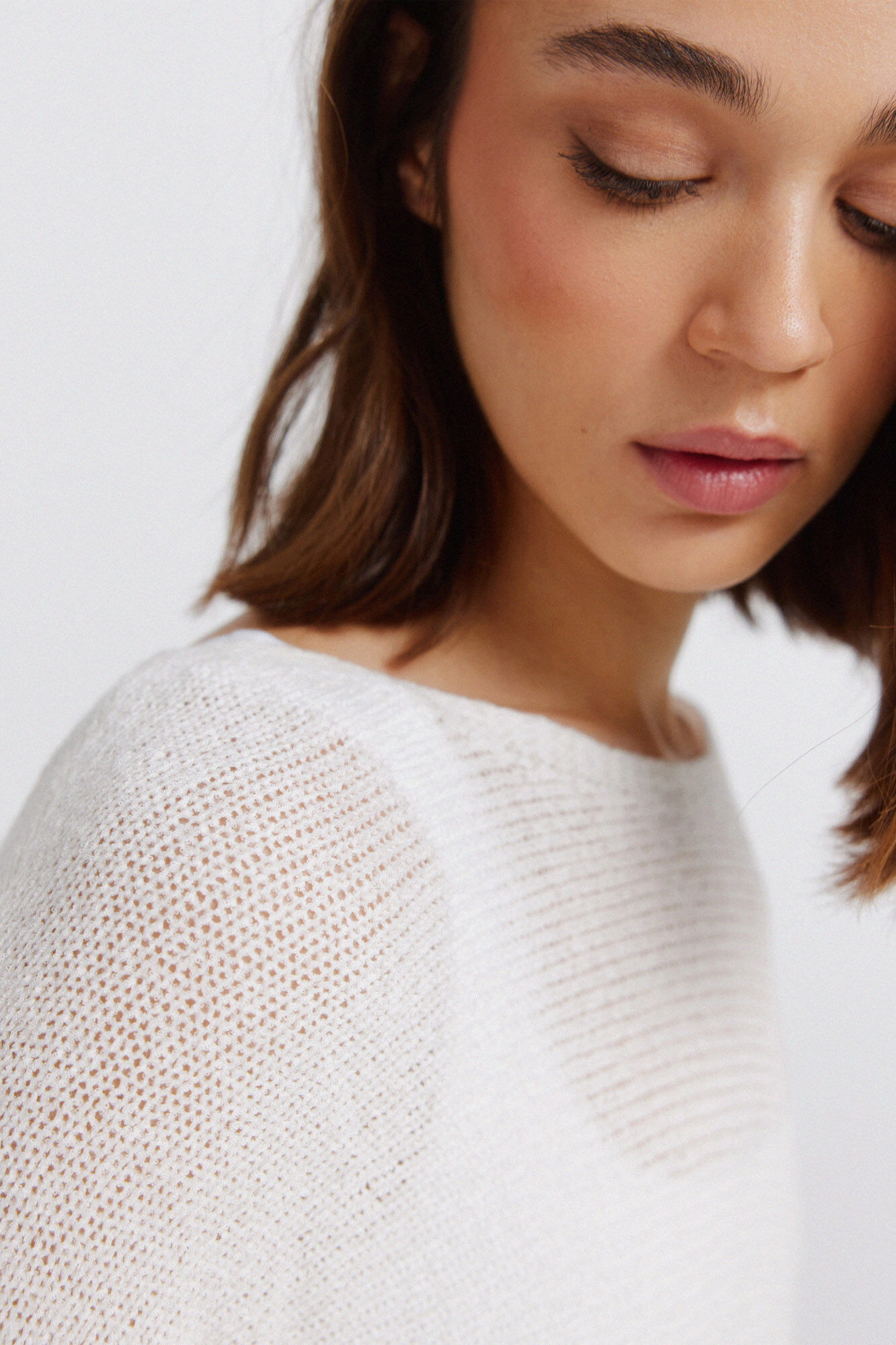 Springfield Jersey cuello barco beige