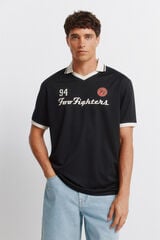 Springfield Playera Foo Fighters Football negro