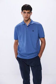 Springfield Polo piqué basico regular fit azul tinta