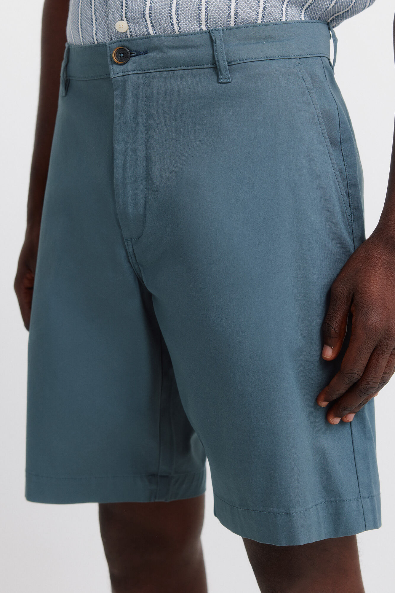 Springfield Bermudas color comfort fit azul