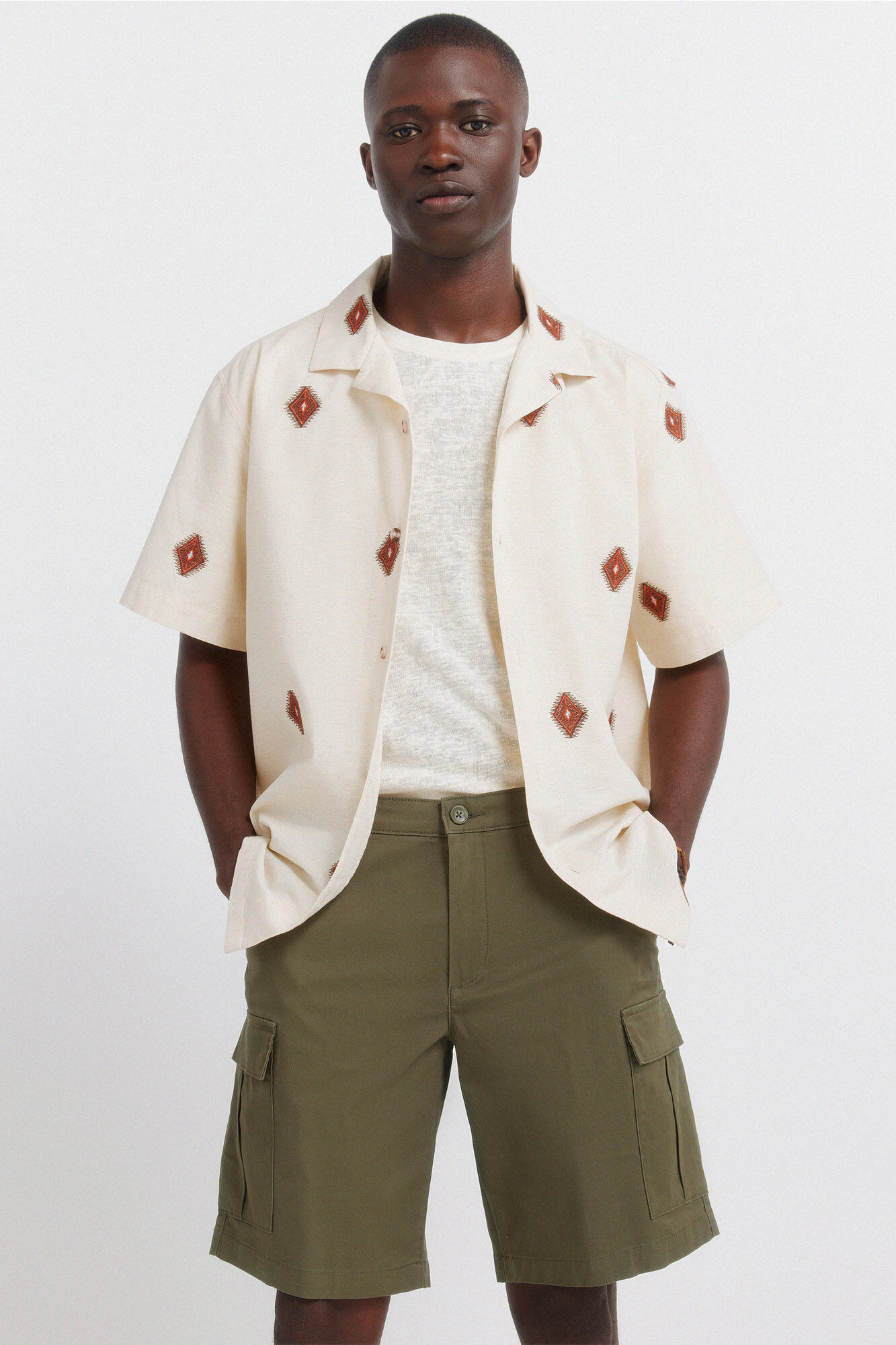 Springfield Bermudas cargo kaki