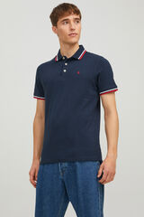 Springfield Polo slim fit azul tinta