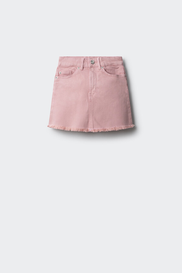 Springfield Kids Falda desflecada niña fucsia