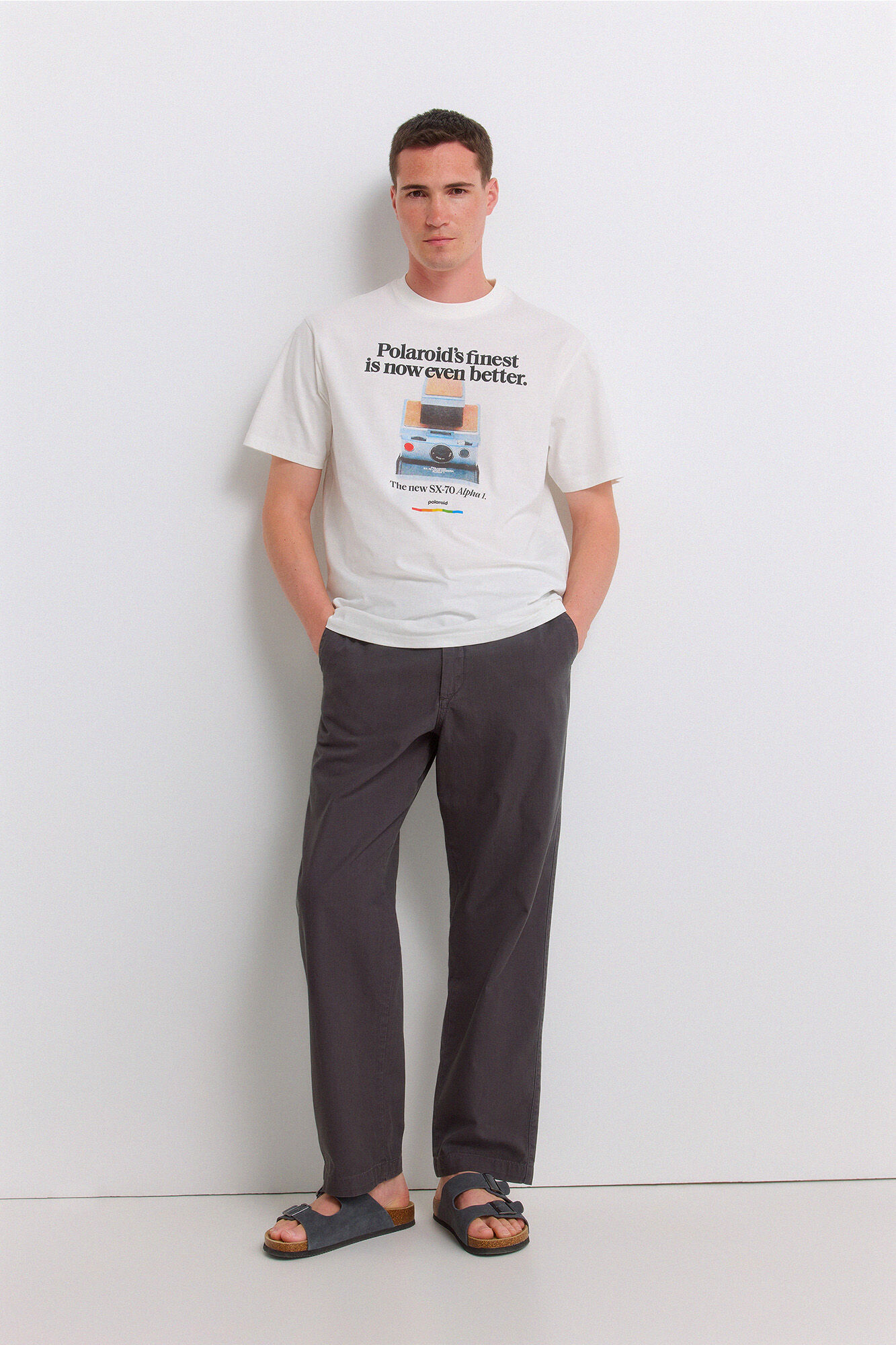 Springfield Pantal&oacute;n ligero de lino straight fit