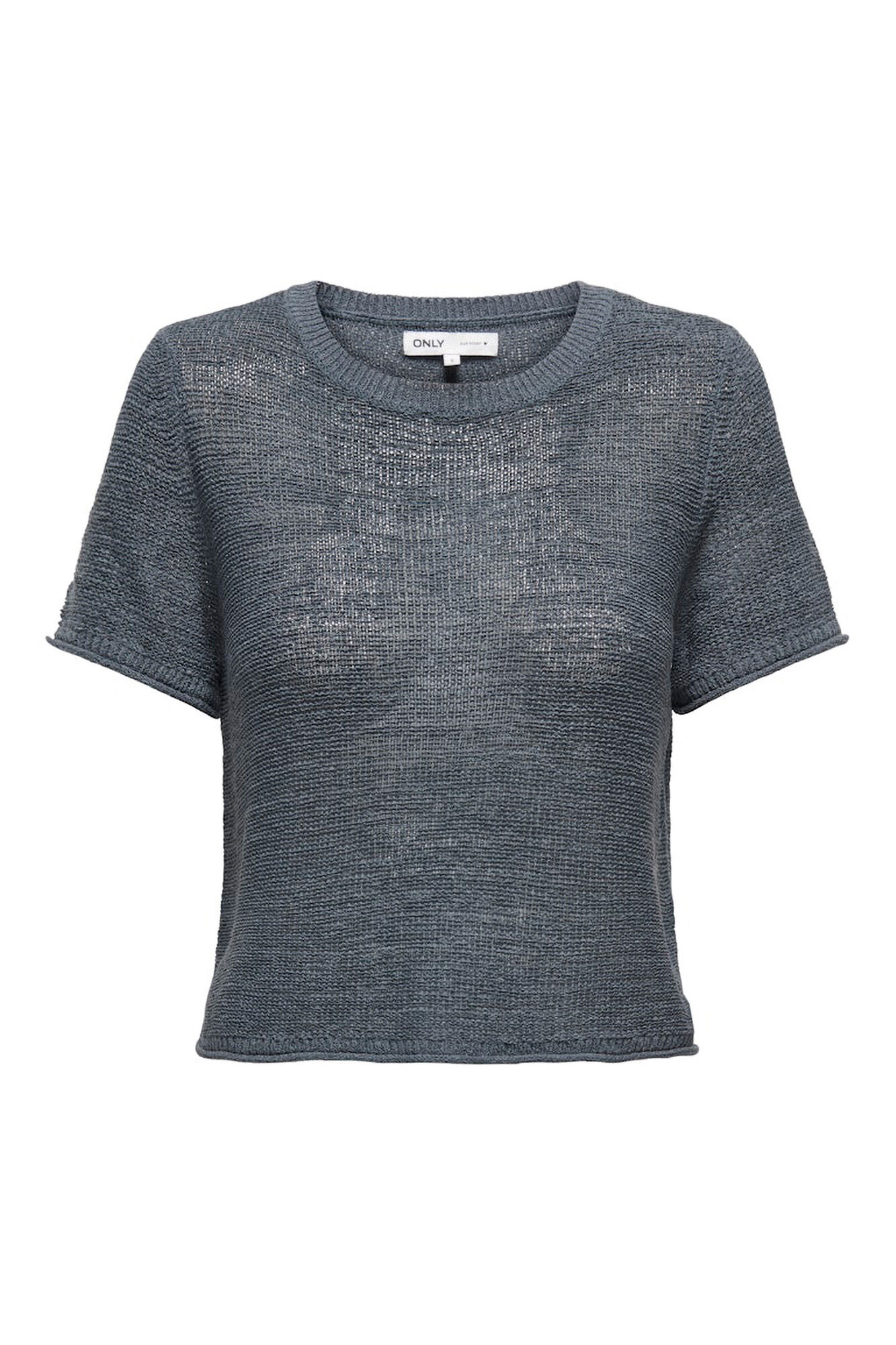 Only Playera de tejido manga corta marino