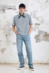 Springfield Jeans straight fit turquesa
