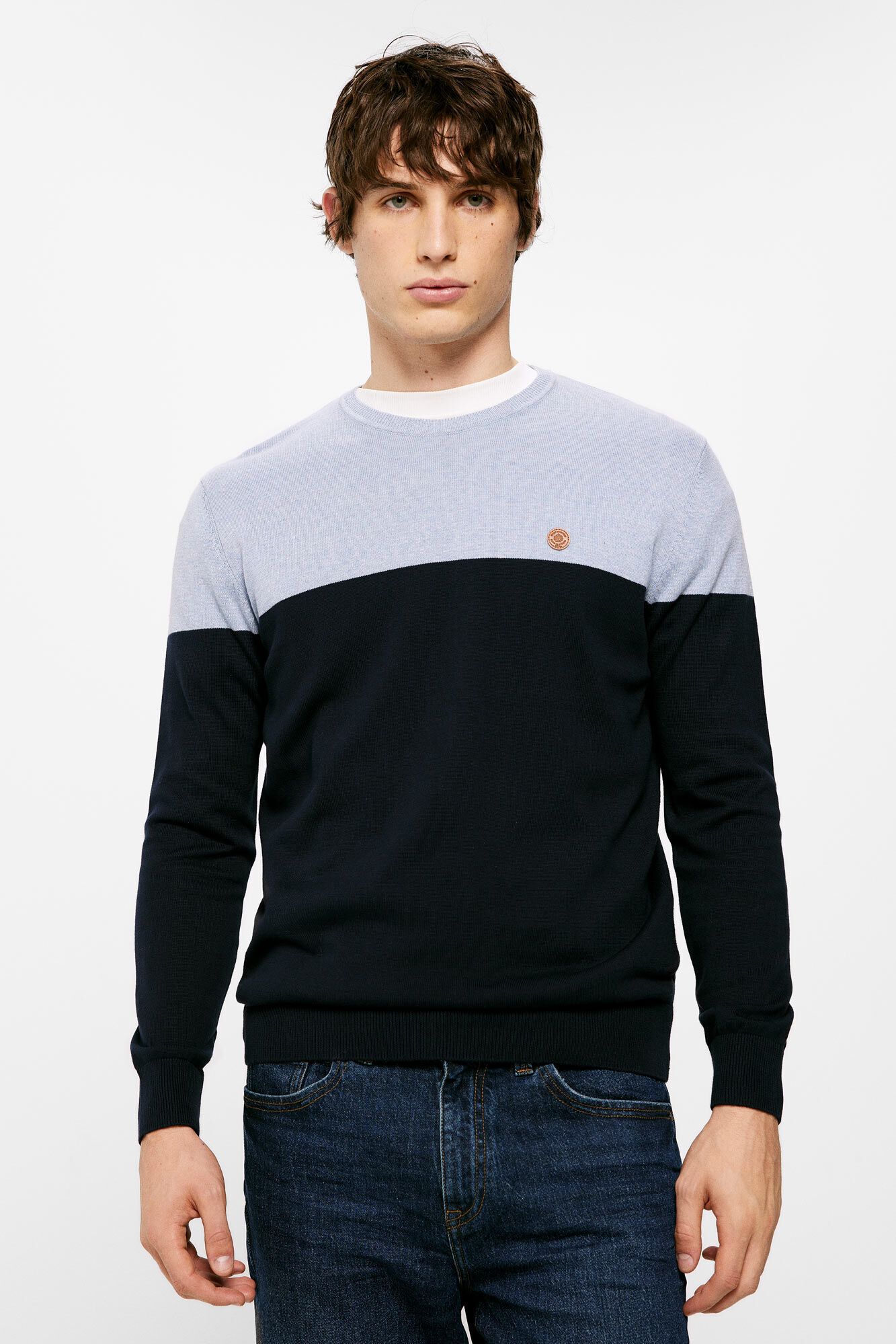 Sueter basico block Sueteres y cardigans de hombre Springfield MX