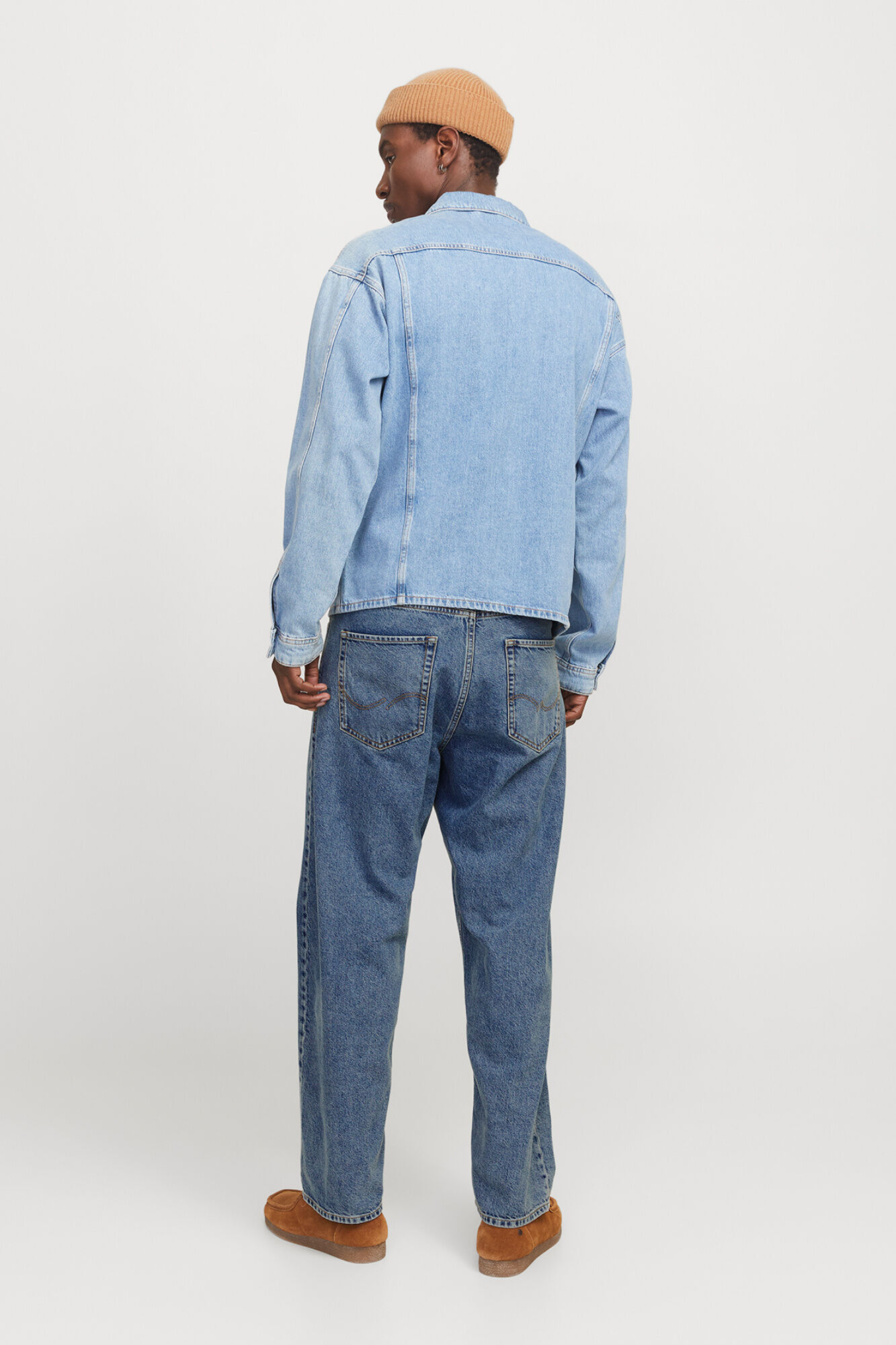 Jack & Jones Jeans baggy de tiro alto azul tinta