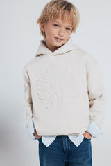 Springfield Kids Sudadera árbol con capucha estampado