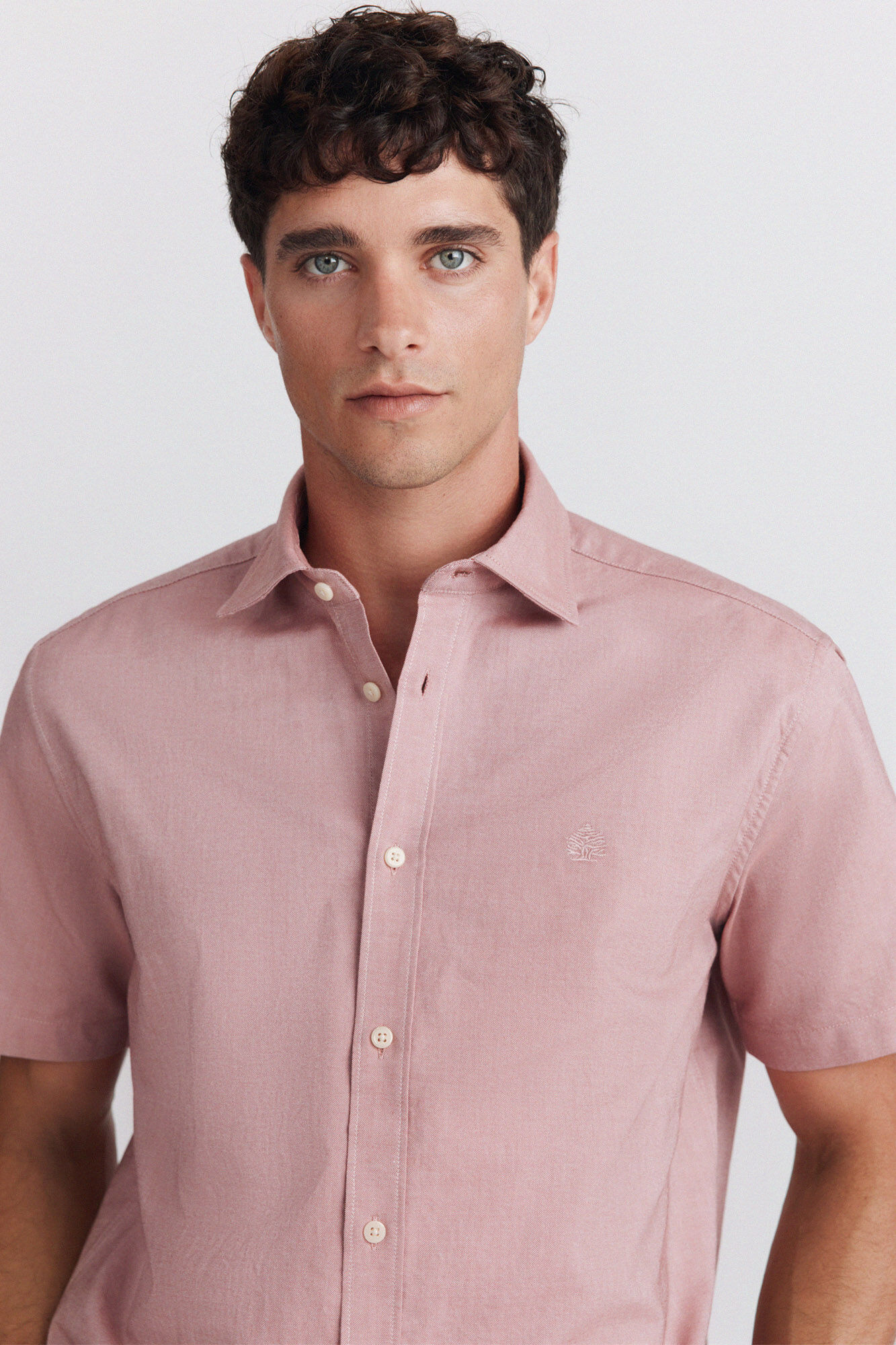 Springfield Camisa oxford de manga corta