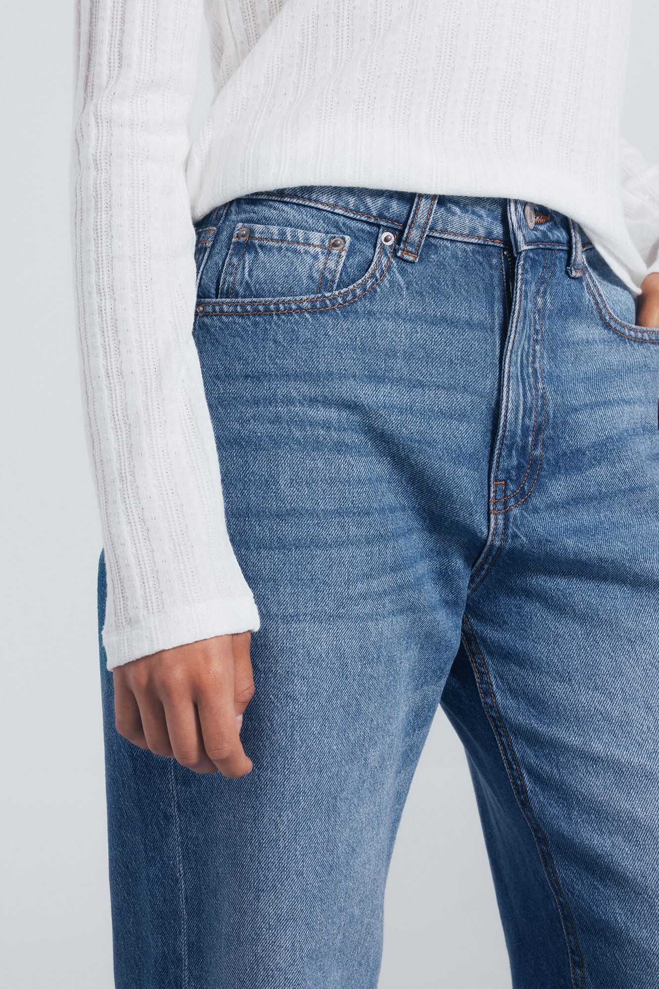 Springfield Jeans wide leg azul