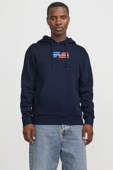 Springfield Sudadera capucha relaxed fit marino