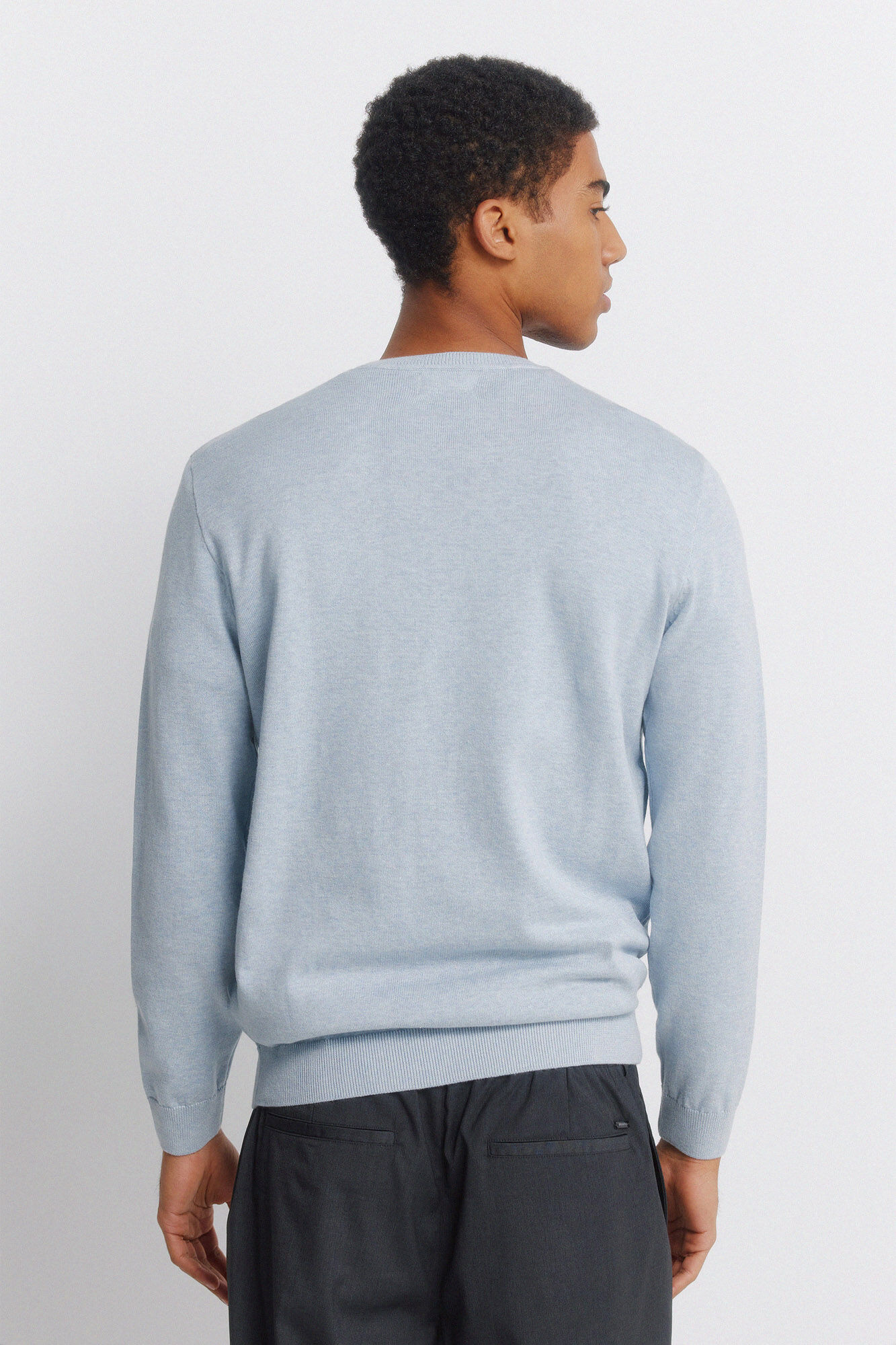 Springfield Su&eacute;ter b&aacute;sico con logo Springfield azul indigo