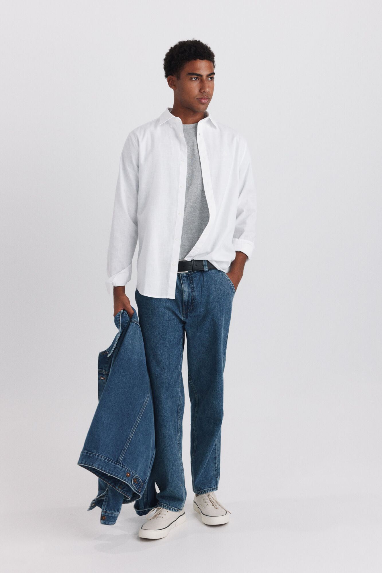 Springfield Camisa tipo lino