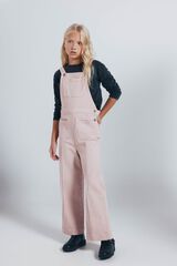 Springfield Overol largo bolsillos niña rosa