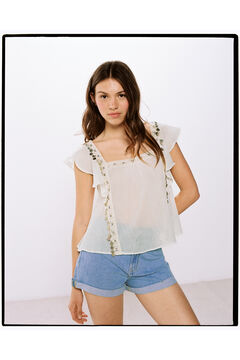 Springfield Blusa Cotton  estampado