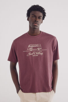 Springfield Playera just chilling púrpura