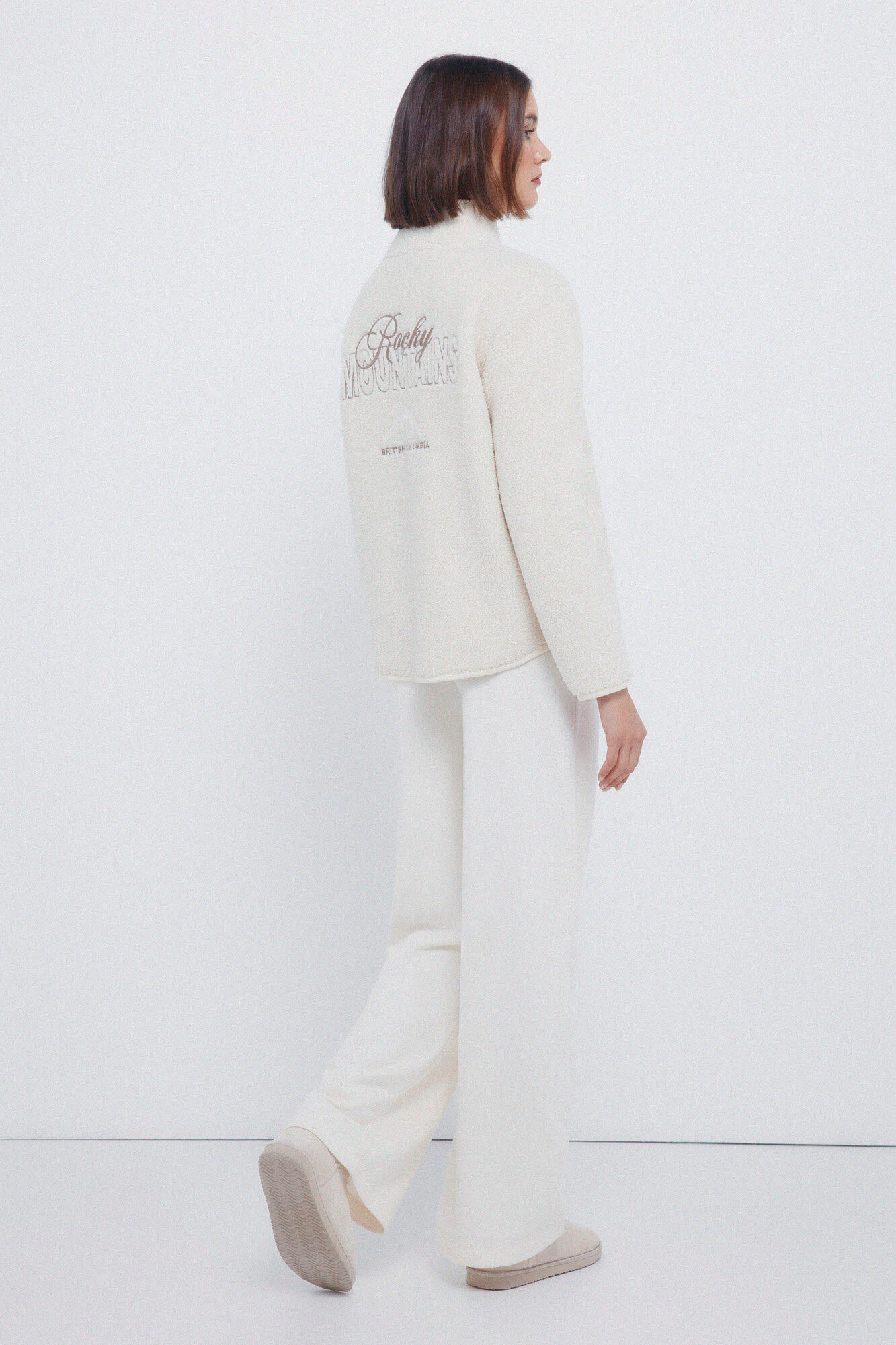 Springfield Pantalones de felpa caf&eacute;