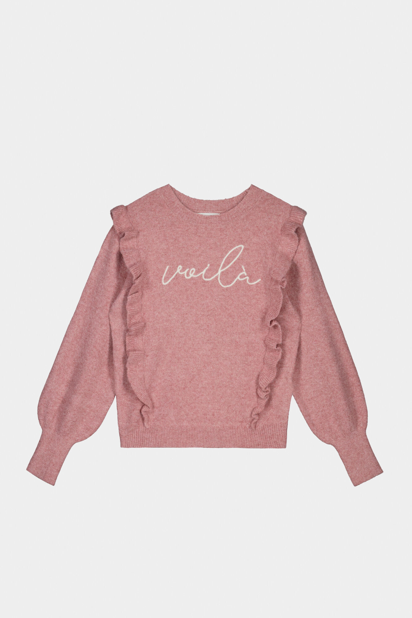 Springfield Su&eacute;ter Voil&agrave; Volantes rosa