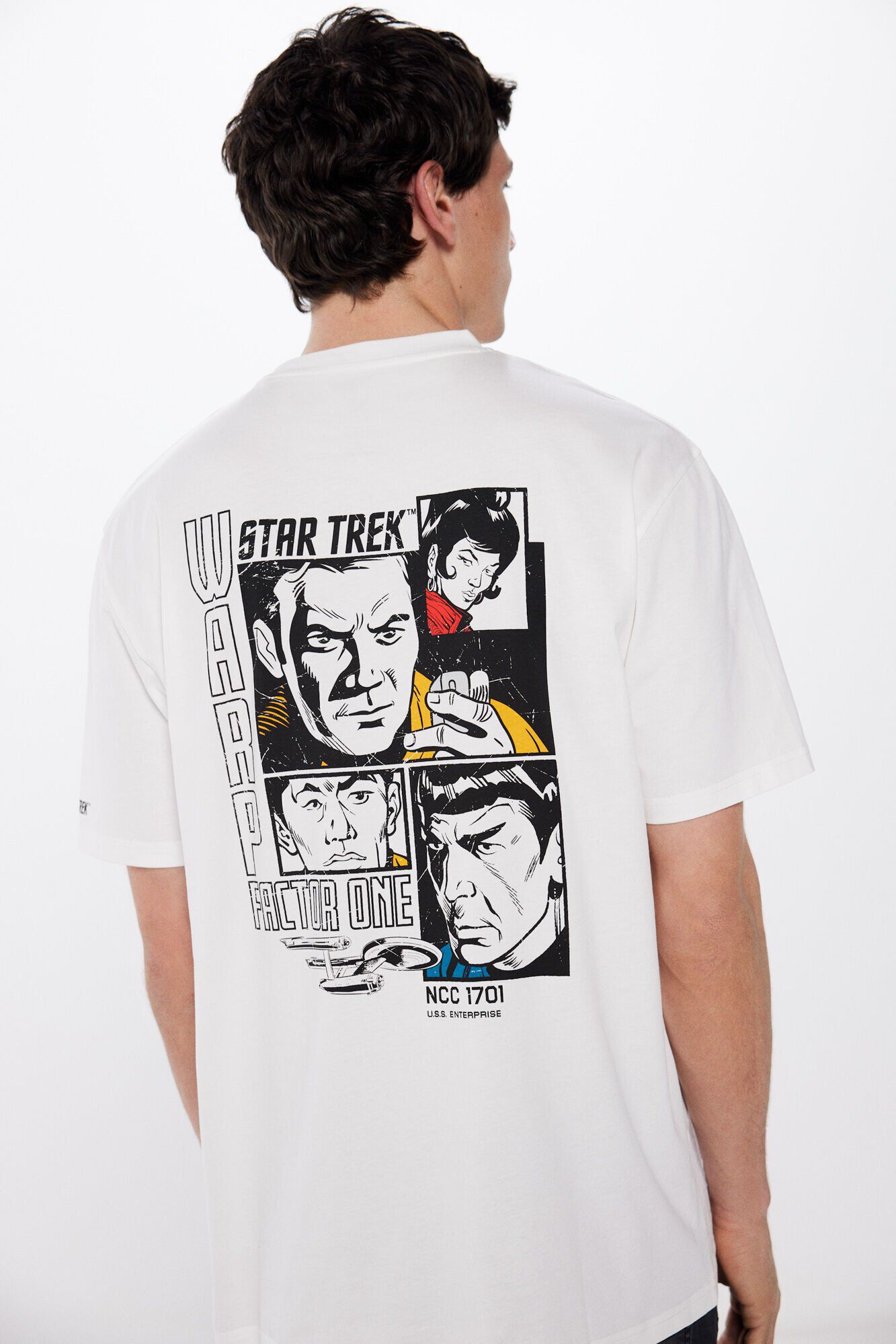 Springfield Playera Star Trek marfil