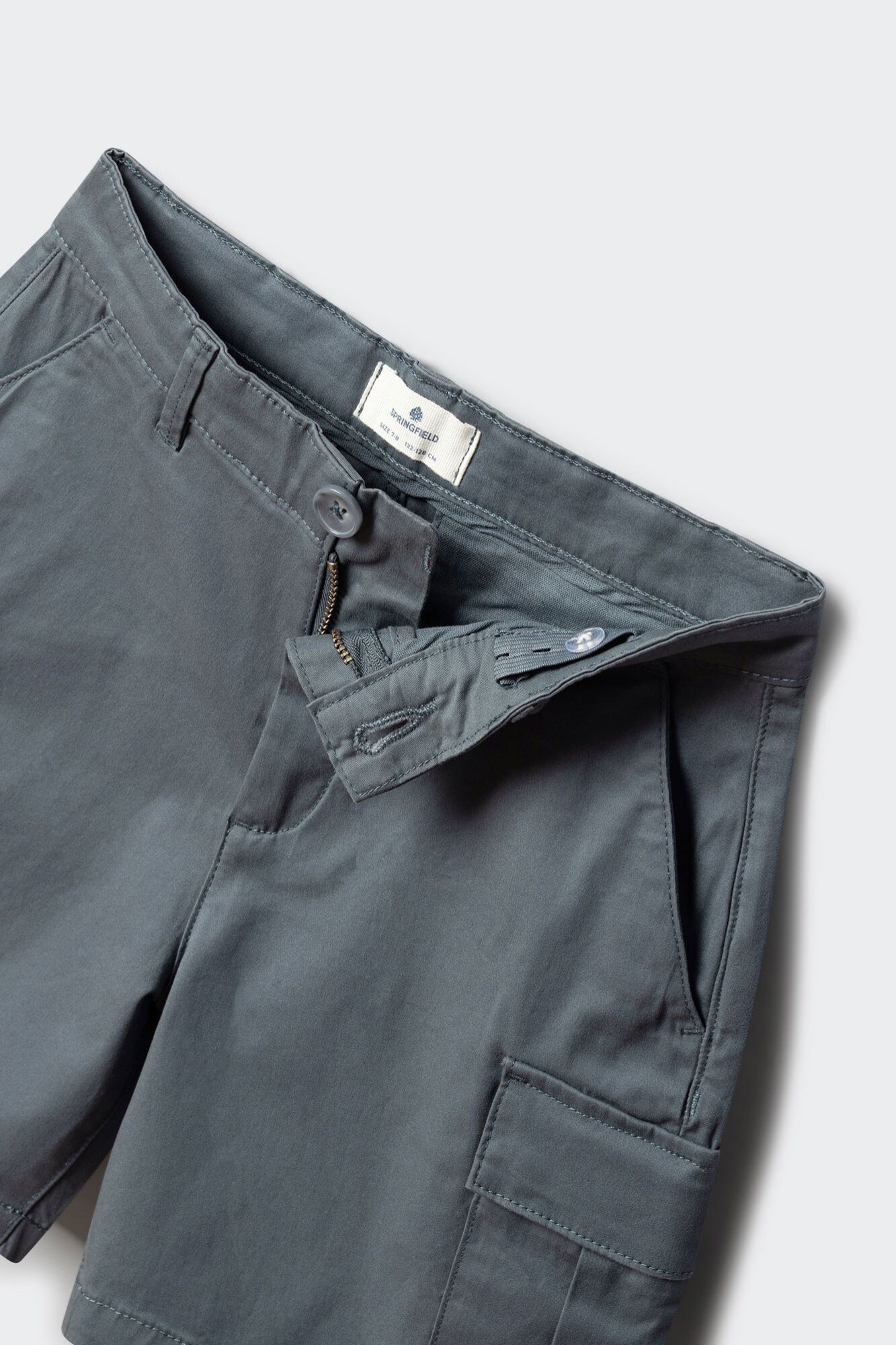 Springfield Kids Bermudas chino cargo para ni&ntilde;o azul