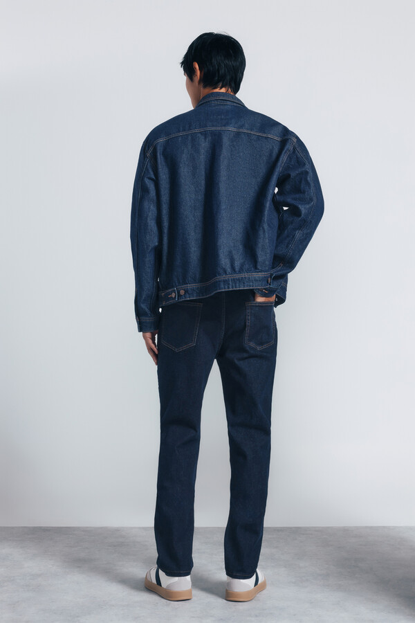 Springfield Jeans ajustados y desencolado marino