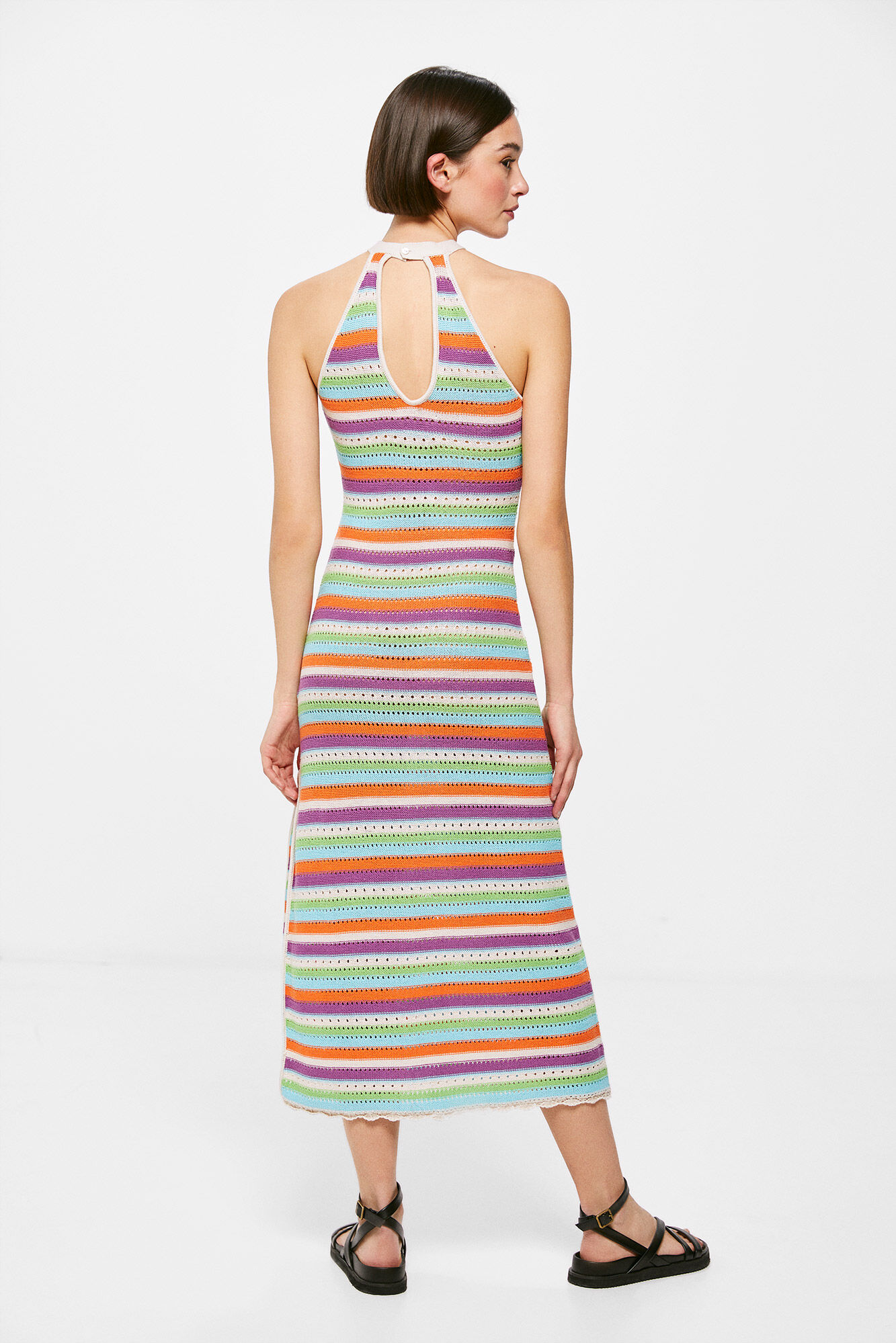 Vestido springfield sale rayas