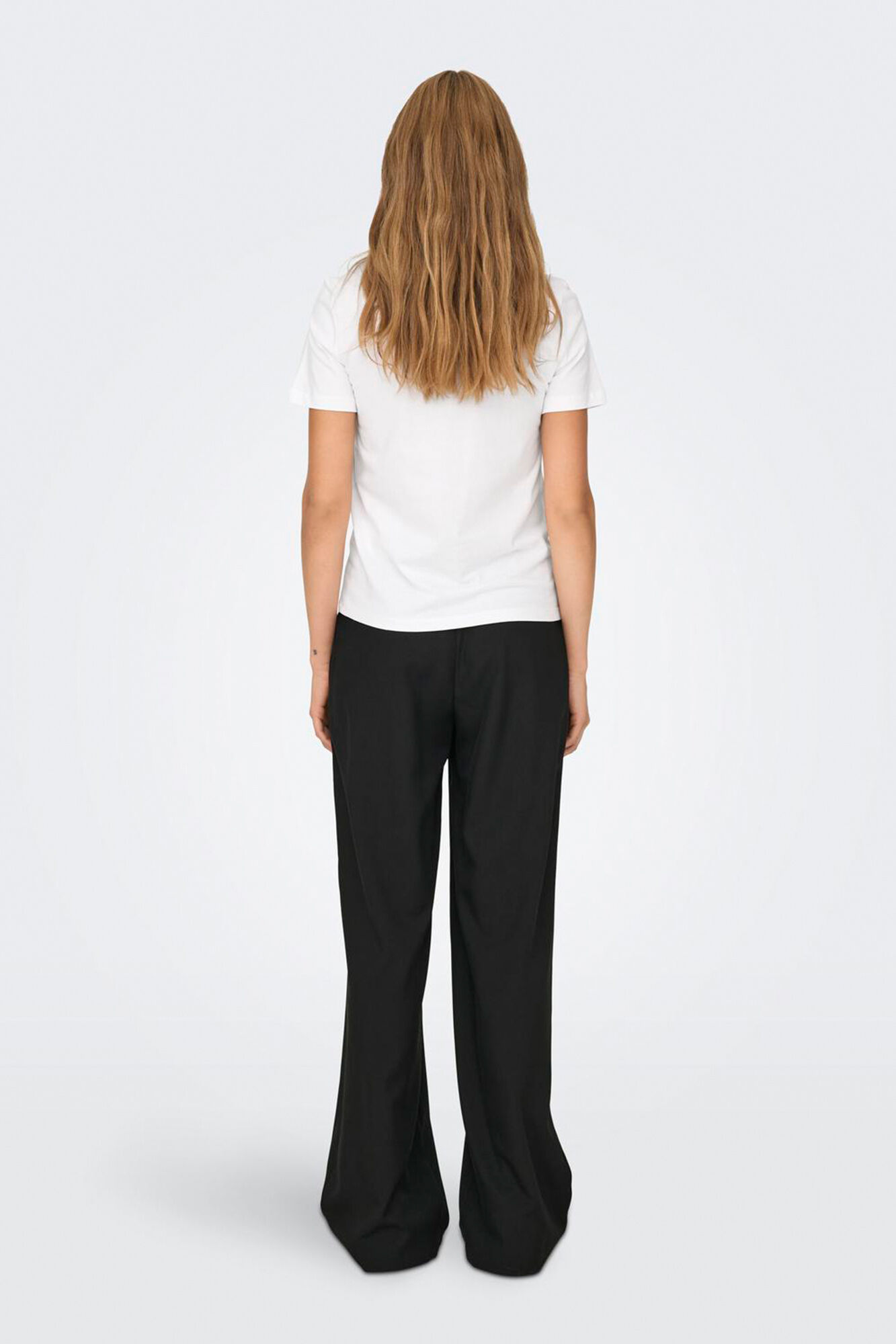 Only Playera estampada manga corta natural