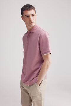 Springfield Polo estructura regular fit naranja