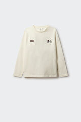 Springfield Kids Camisera manga larga bici Japón niño marfil