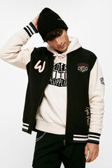 Springfield Sudadera beisbolera negro