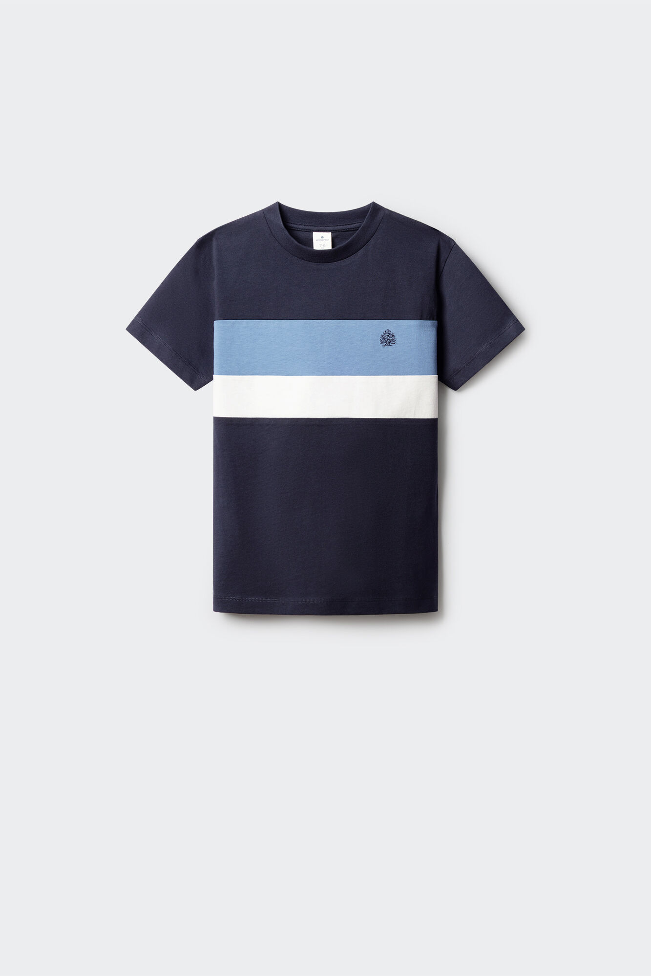 Springfield Kids Playera manga corta color block para ni&ntilde;o