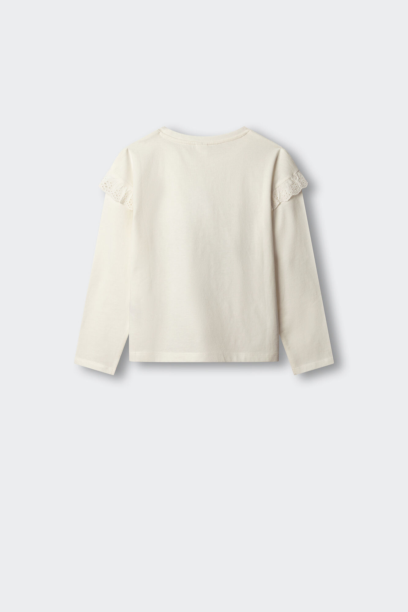 Springfield Kids Playera manga larga con volante para ni&ntilde;a