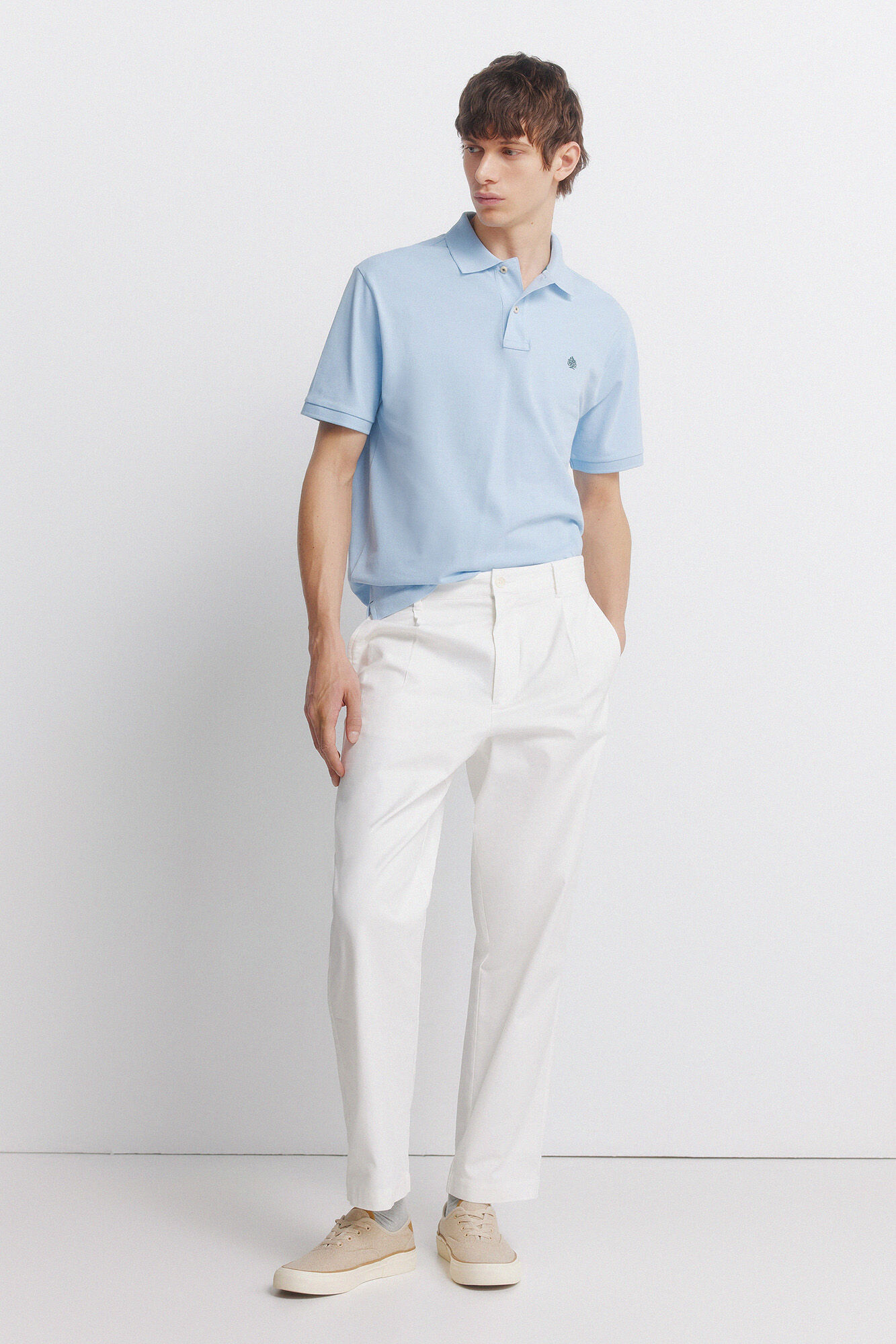 Springfield Polo b&aacute;sico regular fit azul indigo